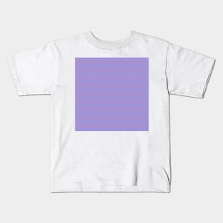 Pink and Lavendar Plaid Kids T-Shirt